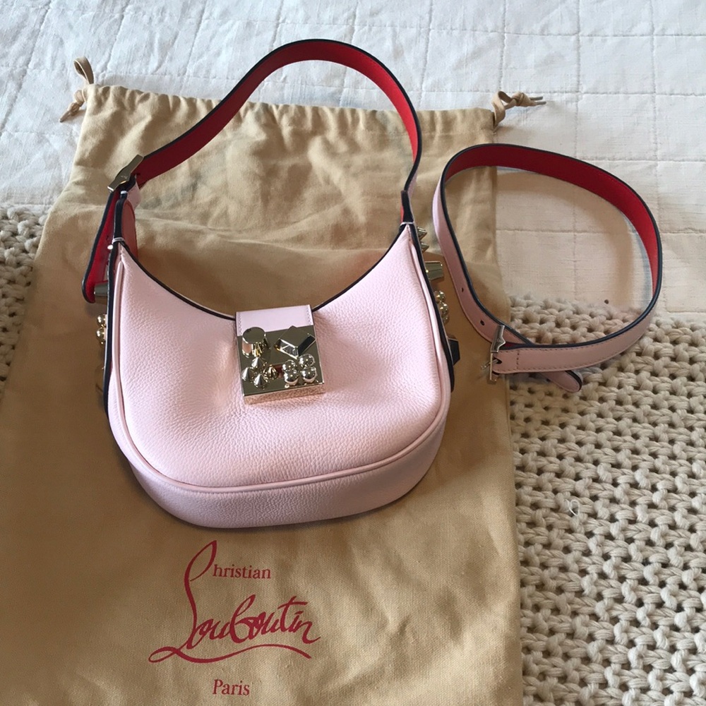 Pink Christian louboutin carasky mini